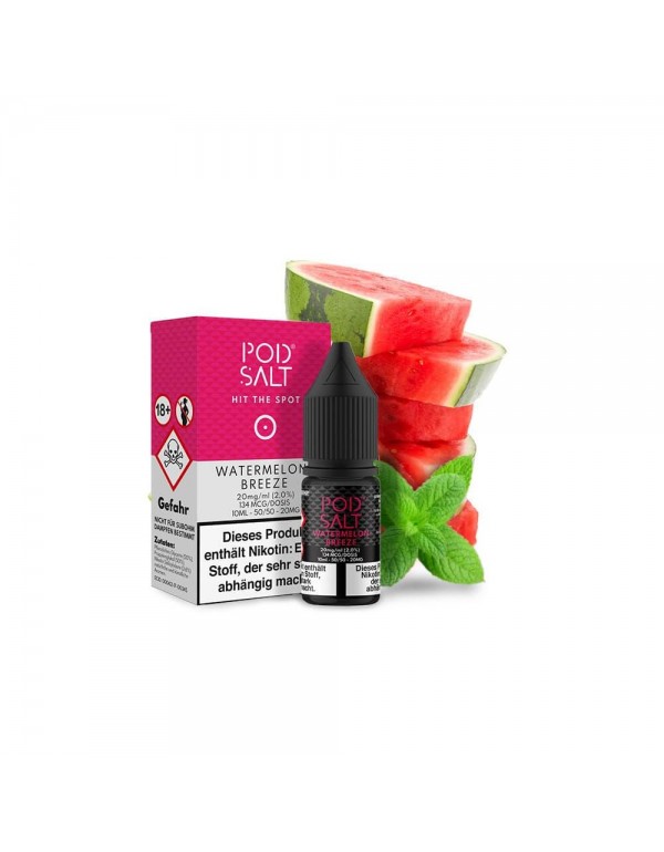 Pod Salt Nikotinsalz - Watermelon Breeze 11mg/ml 1...