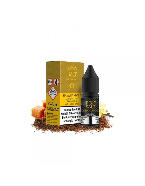 Pod Salt Nikotinsalz - Havanna Gold 20mg/ml 10ml