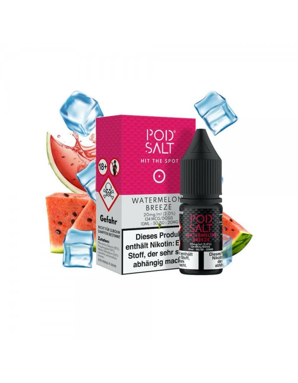 Pod Salt Nikotinsalz - Watermelon Breeze 20mg/ml 1...