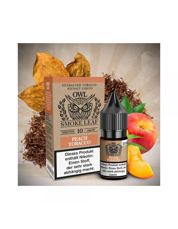 OWL Nikotinsalz Liquid 10ml - Smoke Leaf Peach Tob...